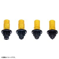 "REQUIRE App Code" TAKARATOMY BEYBLADE X BX-00 Bit Set F/T/B/N Gold x Black